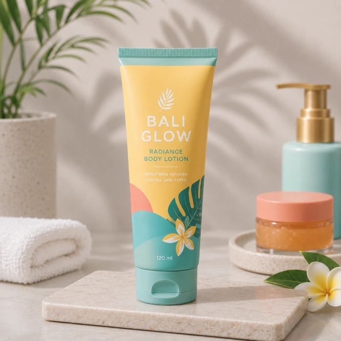 PE Screen Printed Skincare Tube D40