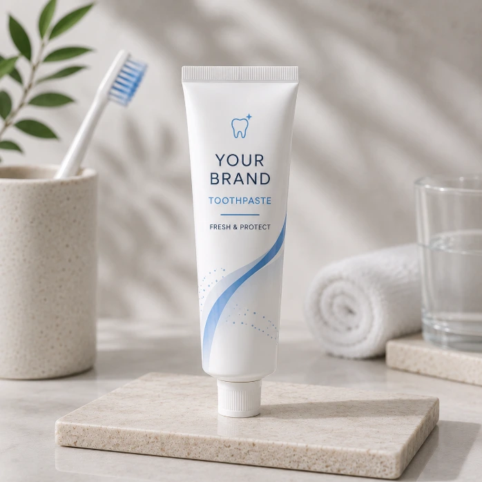 ABL White Toothpaste Tube D35
